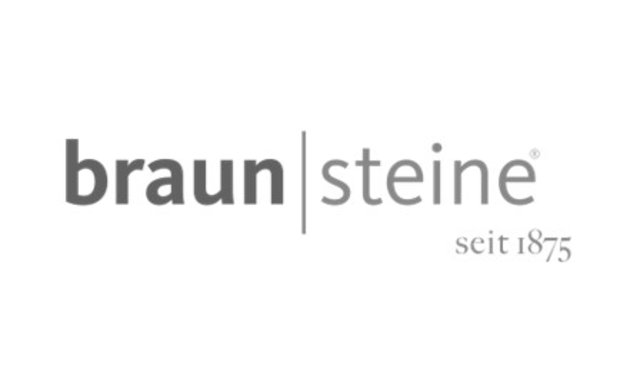 Braun Steine Markenlogo